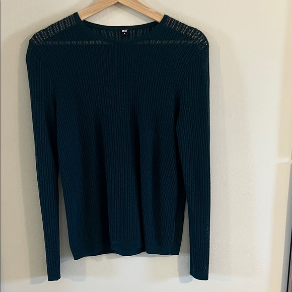 Uniqlo Sweaters - Uniqlo Women's Crew Neck Sweater - Dark Green